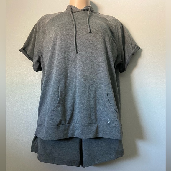 2 Piece Gray Lounging Set - Picture 10 of 13